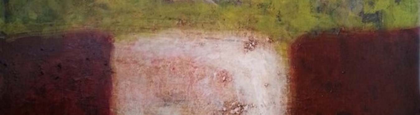 Man in Landscape 135 x 150 cm, Acrylic & mixed media on canvas
