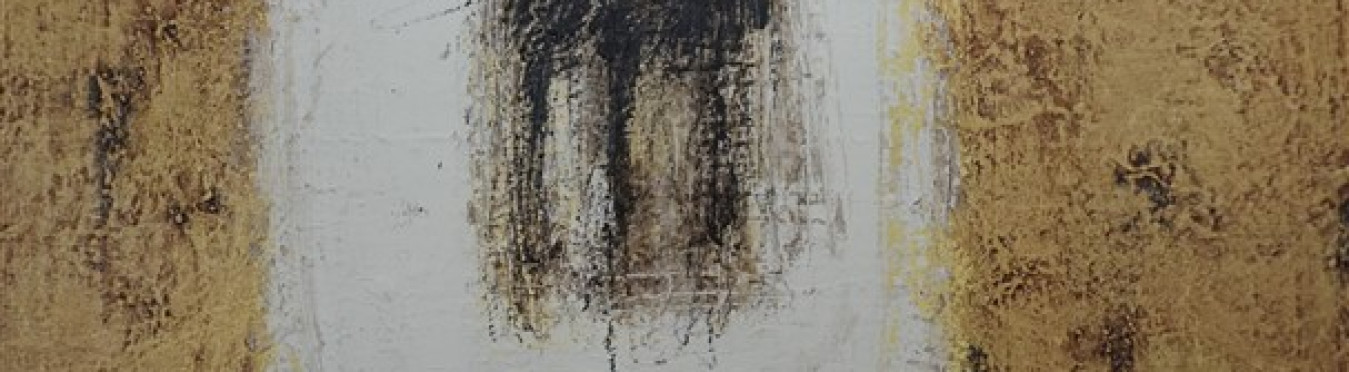 Portal 52 x 63 cm, Acrylic and mixed media on canvas